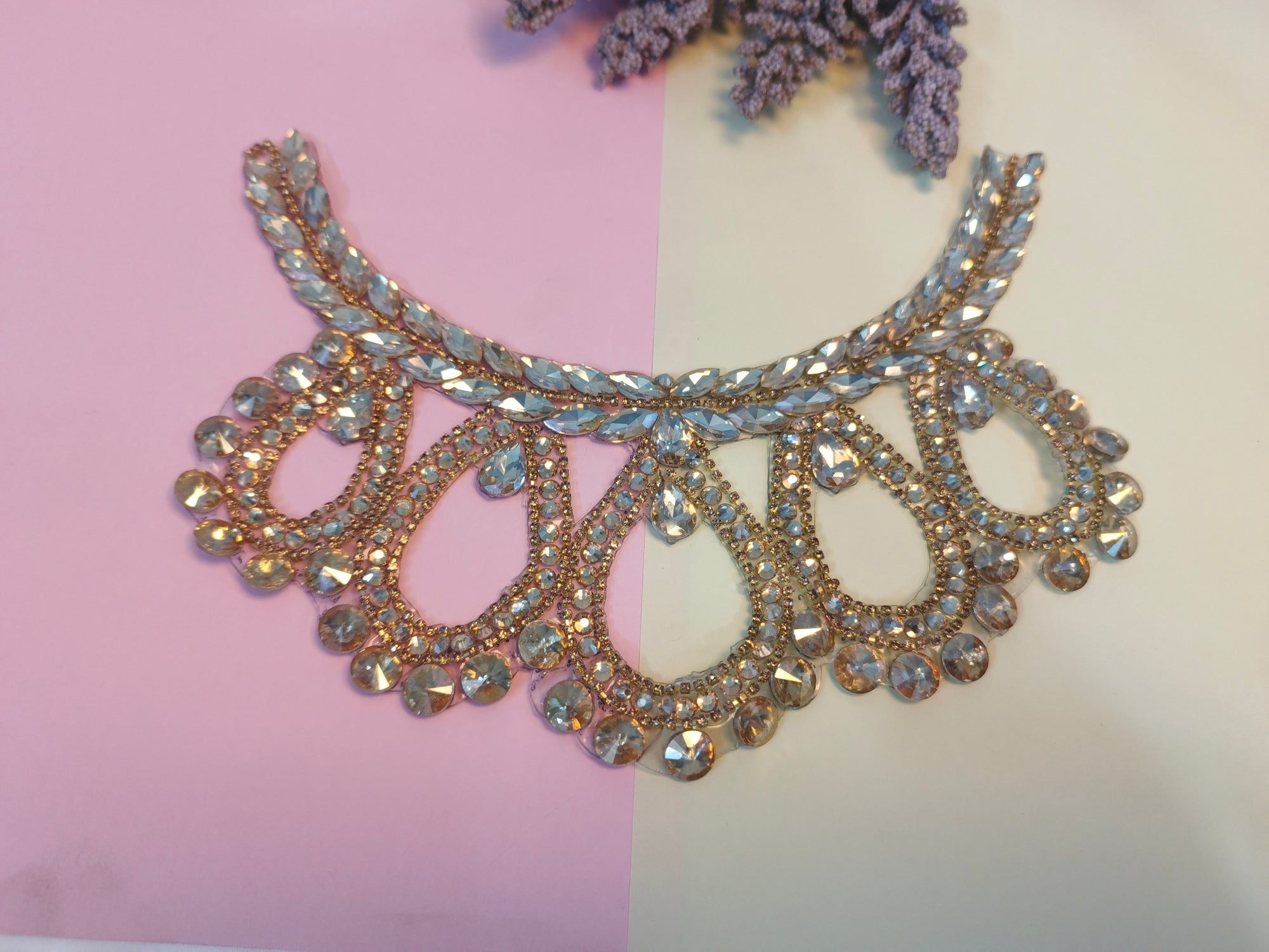 MIRROR STONE NECKLINE MN-05